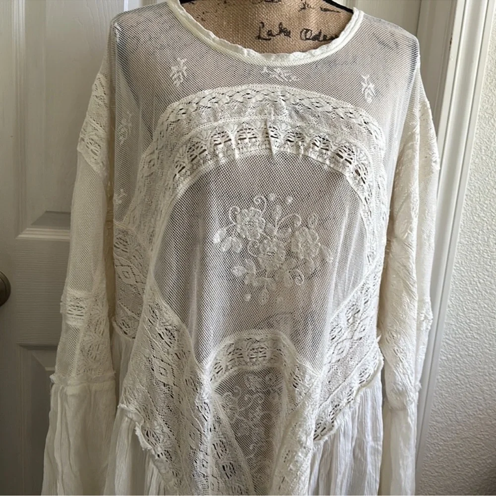 NWT Free People | Layered In Lace Swing Dress | Small